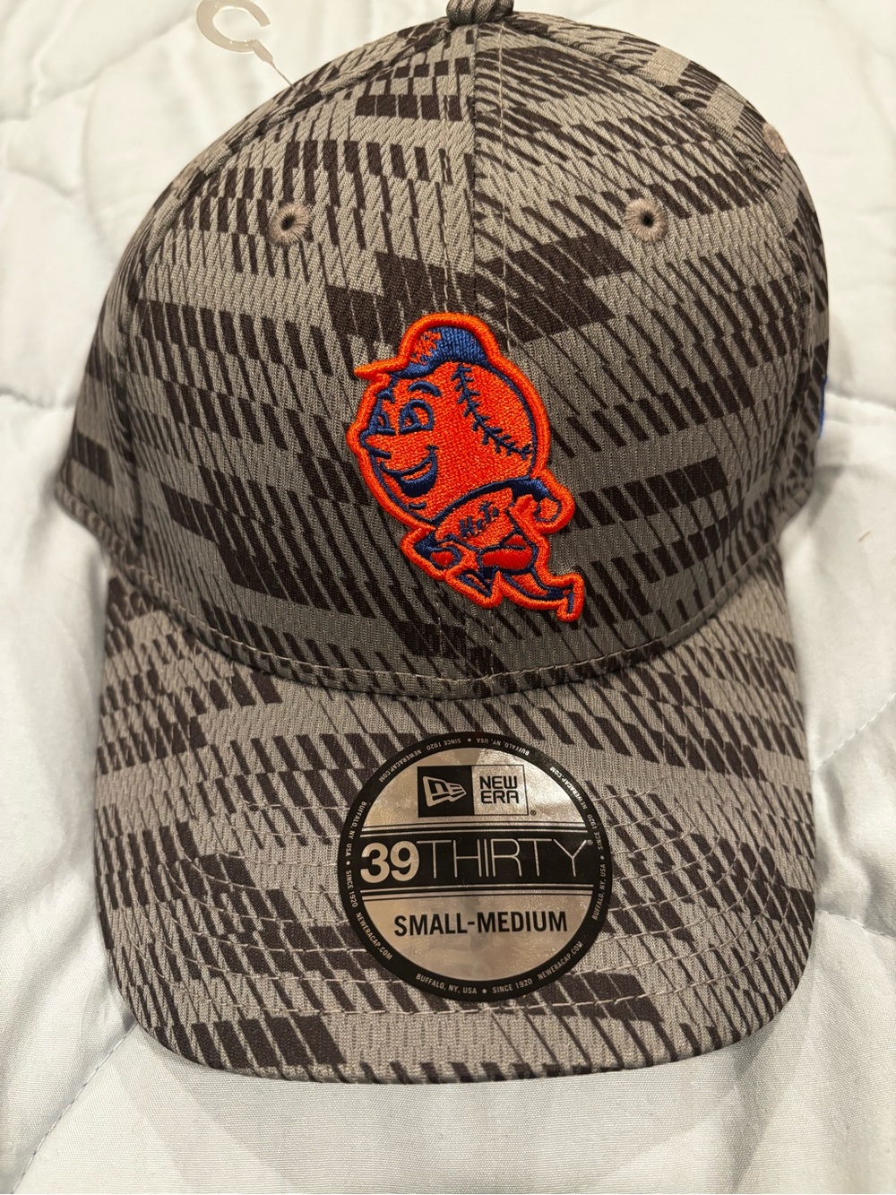 New Era New York Mets 39Thirty Mr Met Clubhouse Stretch Hat Cap Small/Medium